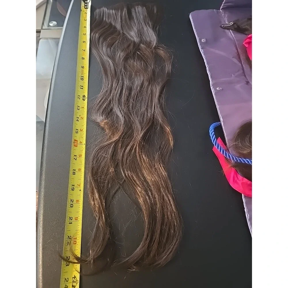 Brown Hair Extensions‎ Hair Clip In 2 Sets ( 18
